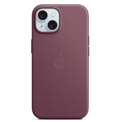 APPLE iPHONE 15 PLUS CUSTODIA MAGSAFE IN TESSUTO FINEWOVEN MULBERRY
